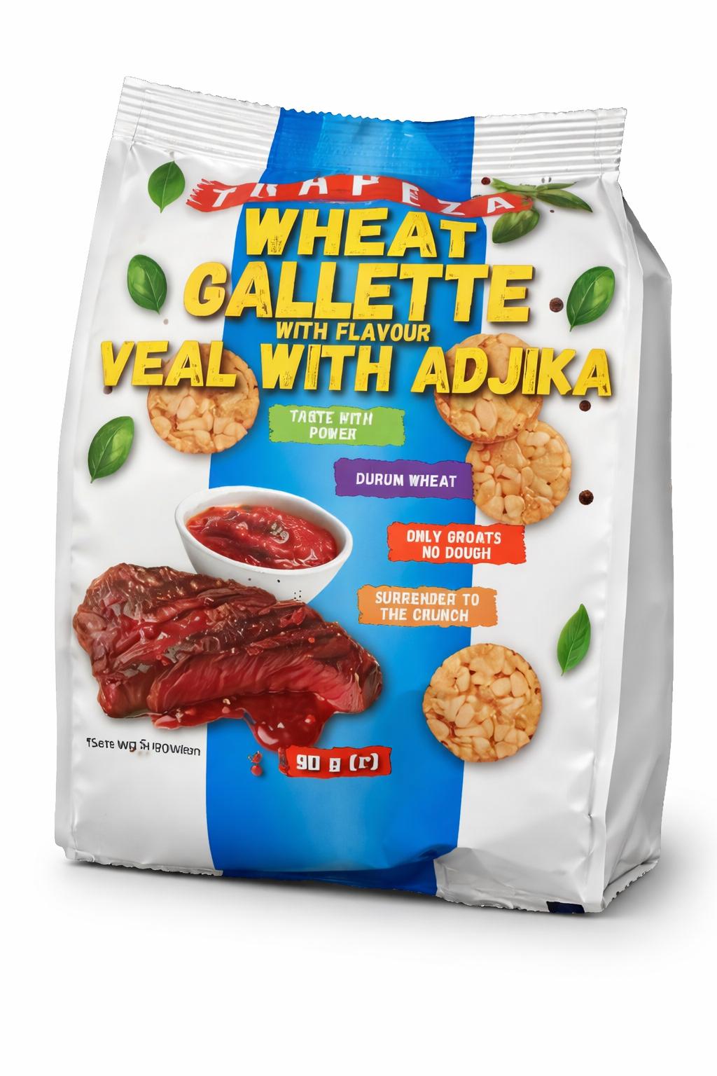 PHOTO-2026-03-13-09-24-13 Ris kakor Veal with Adjika flavoured wheat mini gallette 90 g x12st - Bild 1