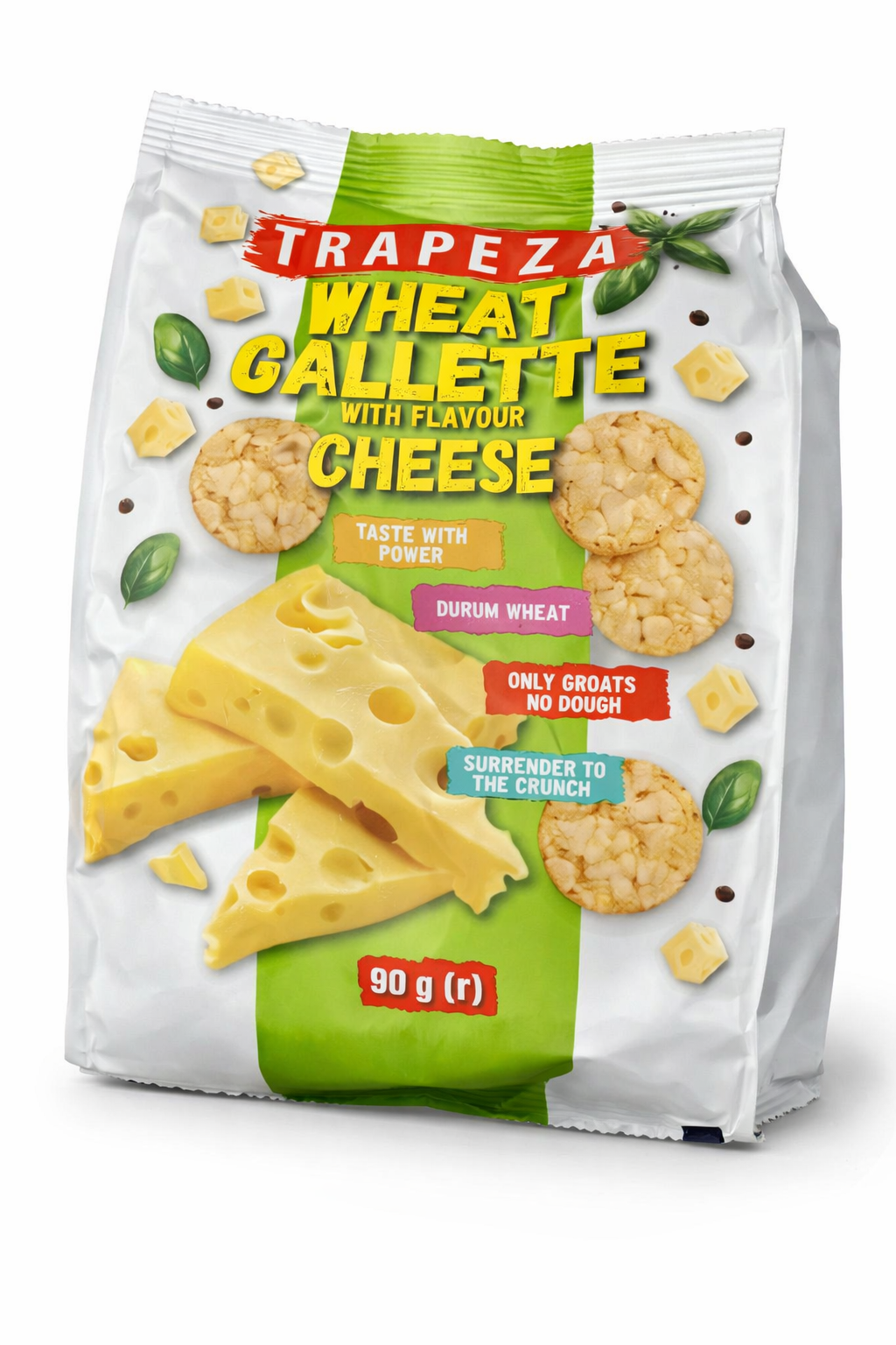 Ris kakor Cheese Ris kakor cheese flavoured wheat mini gallette 90 g x 12 st - Bild 1
