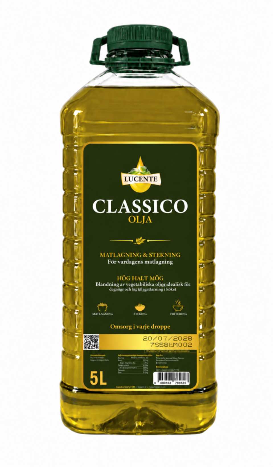 Пляшка олії з позначкою 5 L Classico 5 L PET x 4 st - Bild 1